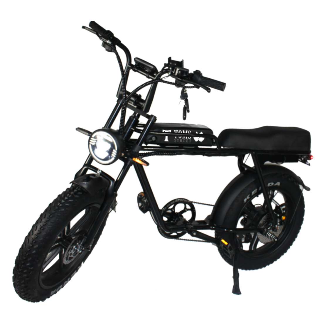 TOMSSTREET電動バイクホワイト TOMSSTREET電動バイクホワイト